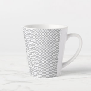 Tasse Latte Emballage Cadeau Moderne Noël Motif Gris