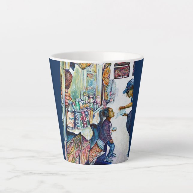 Tasse Latte En fin de compte produit de l'espoir (Devant)