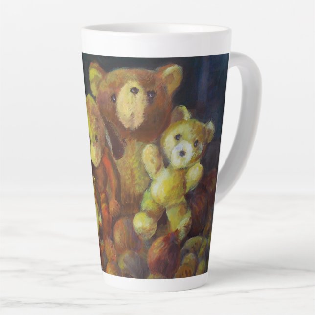 Tasse Latte Encore de la vie avec des Nounours (Angle droit)