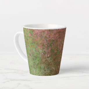 Tasse Latte Encre Abstraite d'alcool inspirée par la nature