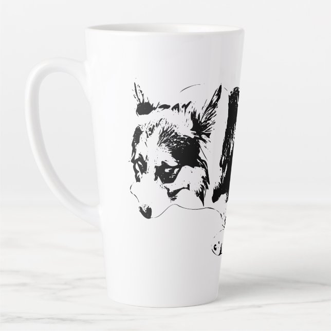 Tasse Latte Encre haute, montée douce (Gauche)