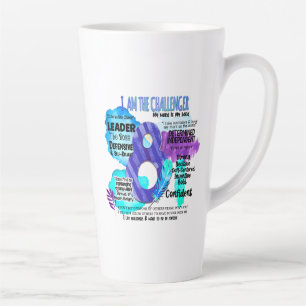 Tasse Latte Enneagram Type 8 - Je Suis Le Challenger
