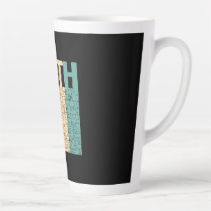 Tasse Latte Enseignant en mathématiques Définition Vintage des