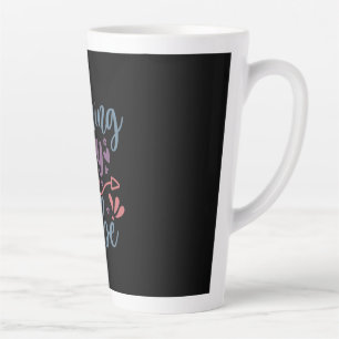 Tasse Latte Enseignant L'Art Enseigner Ma Tribu
