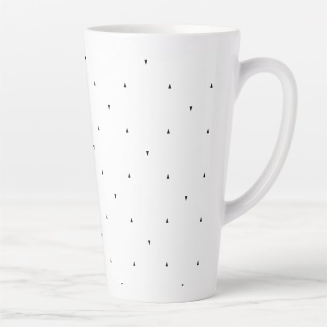 Tasse Latte Ensemble de dossiers à motif triangulaire minimali (Droite)