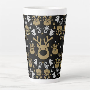 Tasse Latte Enveloppement de Noël Elf