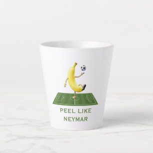 Tasse Latte Épluchez comme un champion drôle de football de ba