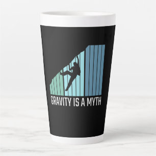 Tasse Latte Escalade - La gravité est un mythe