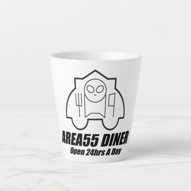 TASSE LATTE ESPACE ALIMENTS 55 DINER (Devant)