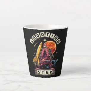 Tasse Latte Espace d'étoile filante