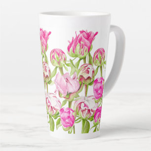 Tasse Latte Espoir sur une grosse tôle