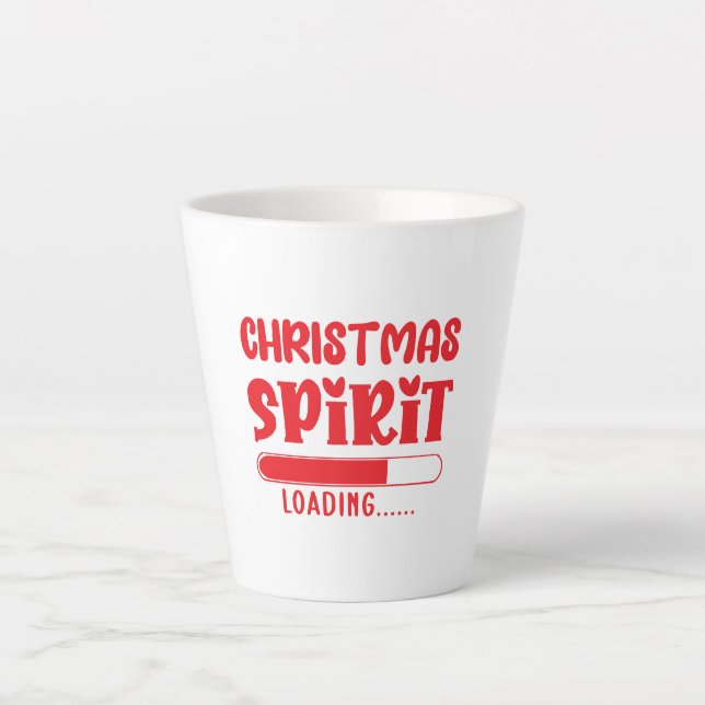 Tasse Latte Esprit de Noël (Devant)