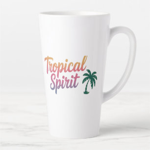 Tasse Latte Esprit tropical