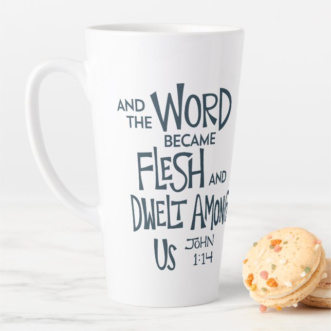Tasse Latte Et la Parole devint Chair (En situation)