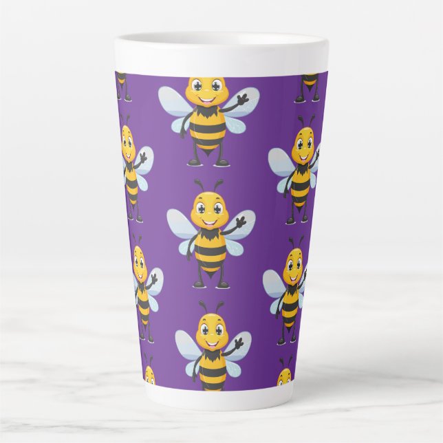 Tasse Latte European honey bee (Devant)