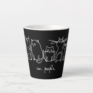 Tasse Latte Ew, Les Gens Drôle Amoureux de les chats Meowy