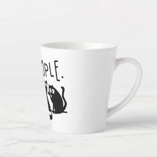 Tasse Latte Ew Les Gens Drôles Chats Noirs Mignons