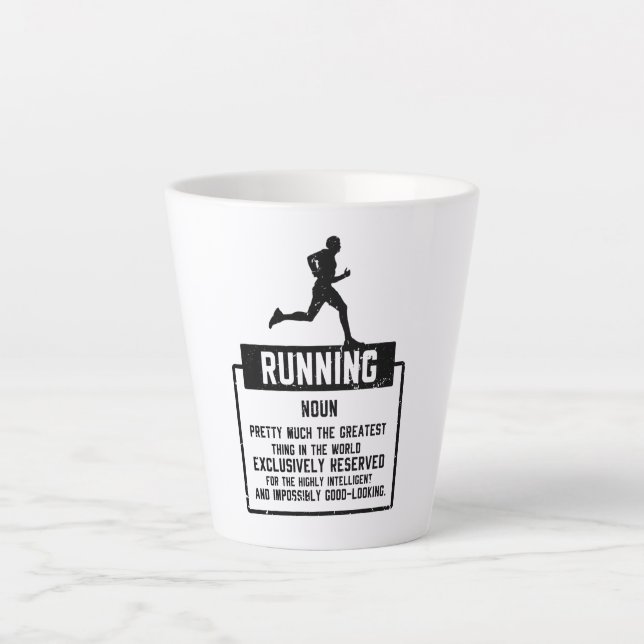 Tasse Latte Exécution de la définition (Devant)