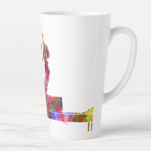 Tasse Latte exercice de gymnastique