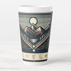 Tasse Latte Extérieur classique/vintage/nature sauvage