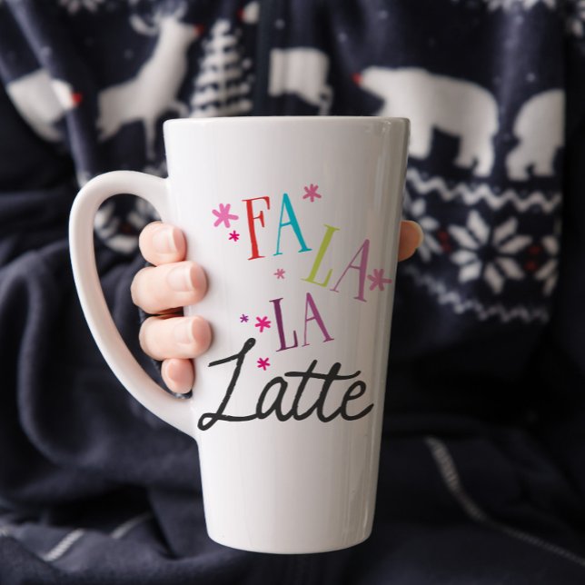 Tasse Latte Fa La La (Créateur téléchargé)
