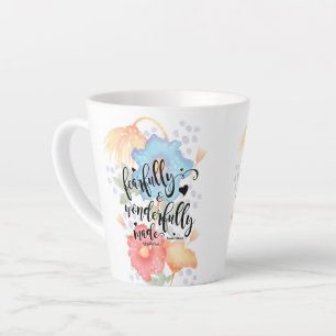 Tasse Latte Fâcheuse et merveilleusement fabriquée de la pet