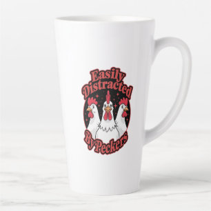Tasse Latte Facile à distraire par les préposés