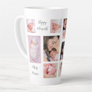 Tasse Latte Famille 11 Photo Collage Citations scientifiques