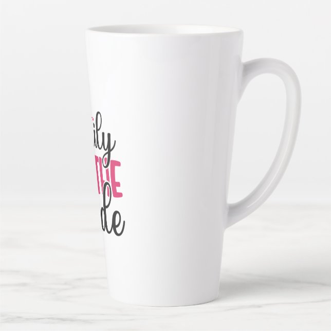 Tasse Latte Famille mariage De La Mariée (Droite)