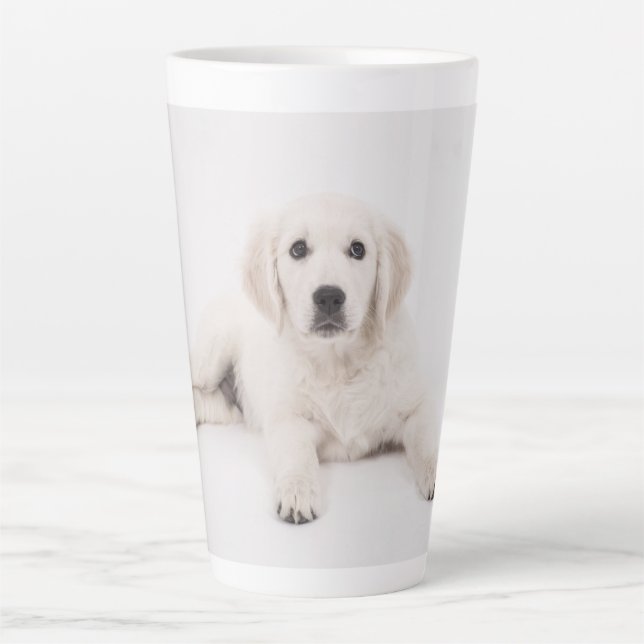Tasse Latte Famille personnalisée - Animaux familiers ou photo (Devant)