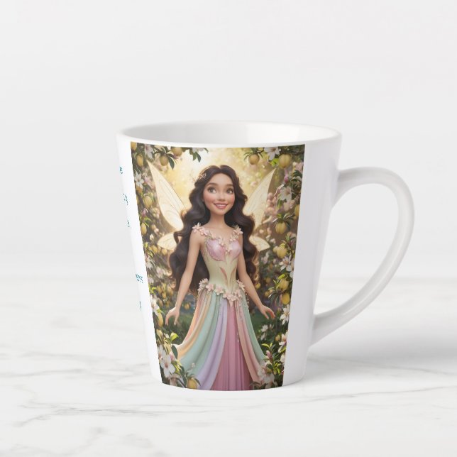 Tasse Latte Fée de la Fleur de Coing  (Droite)