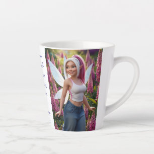 Tasse Latte Fée de la Fleur de Vulpin