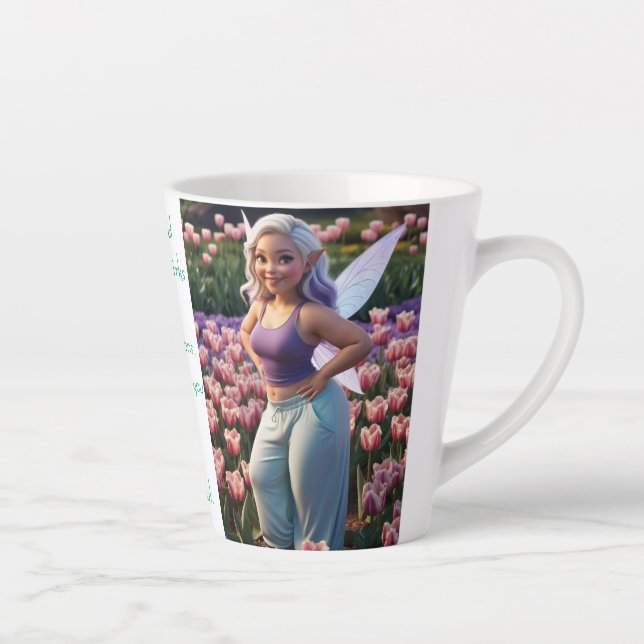Tasse Latte Fée de rouille Pédale Tulipe (Droite)