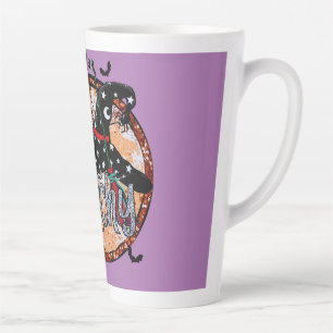 Tasse Latte Feeling Kinda Witchy - Casquette de sorcière Hallo