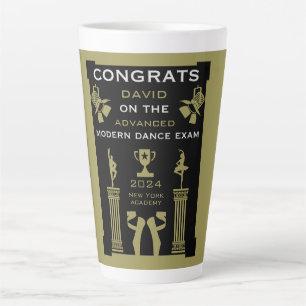 Tasse Latte Félicitations à Modern Dance