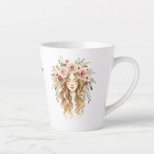 Tasse Latte Femme (Droite)