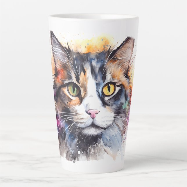 Tasse Latte Feral Calico #87 (Devant)