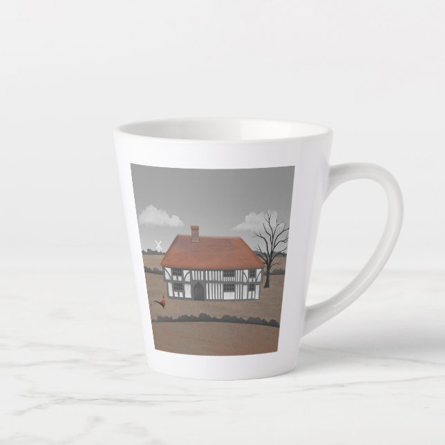 Tasse Latte Ferme aux faisans (Droite)