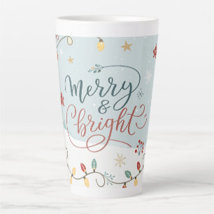 Tasse Latte Festif Winter Wonderland Holiday