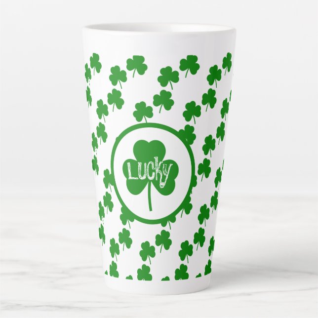 Tasse Latte Fête de Saint-Patricks (Devant)