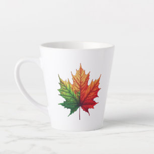 Tasse Latte Feuille d'érable