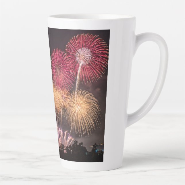 Tasse Latte feux d'artifice (Droite)