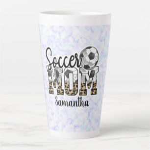 Tasse Latte Fier Soccer Maman - Champion de Sideline