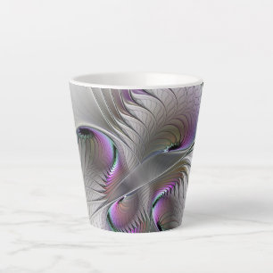 Tasse Latte Figure de fantaisie abstraite moderne timide Art f