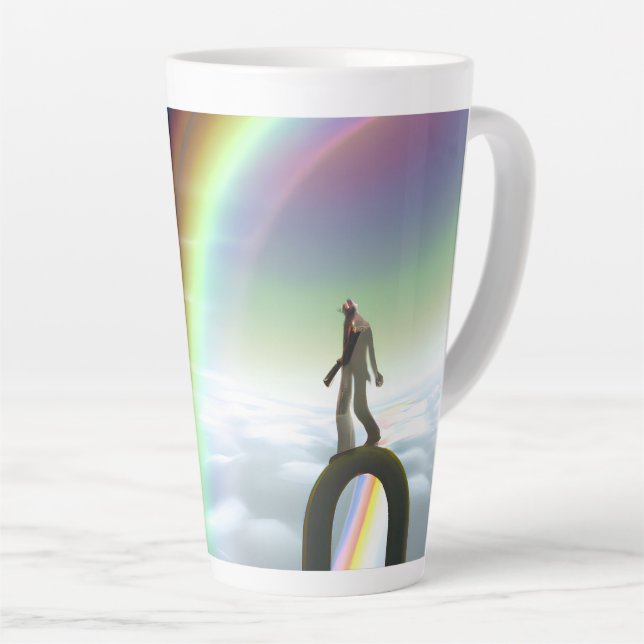 Tasse Latte Figure de mystère au Stargate interdimensionnel (Angle droit)