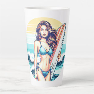 Tasse Latte Fille Sport & Surf