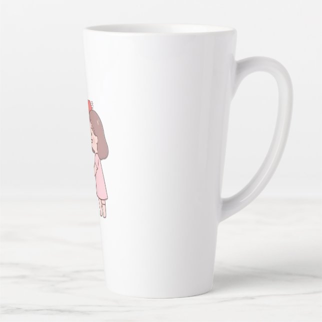 Tasse Latte filles mignonnes (Droite)