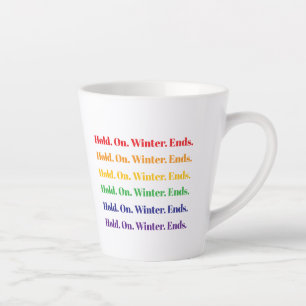 Tasse Latte Fin hiver