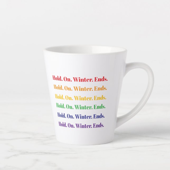 Tasse Latte Fin hiver (Droite)