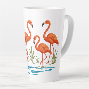 Tasse Latte Flamant rose
